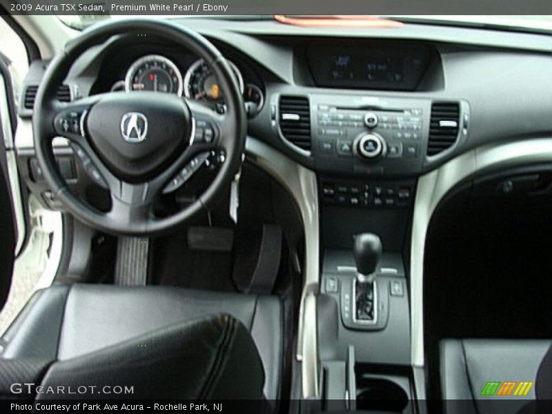 Premium White Pearl / Ebony 2009 Acura TSX Sedan