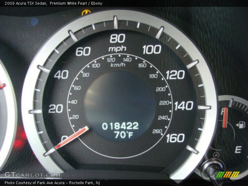 Premium White Pearl / Ebony 2009 Acura TSX Sedan