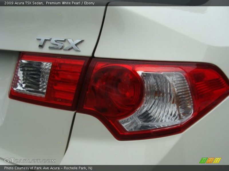 Premium White Pearl / Ebony 2009 Acura TSX Sedan