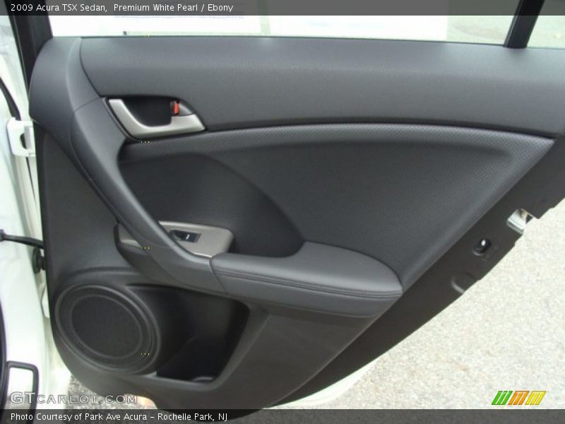 Premium White Pearl / Ebony 2009 Acura TSX Sedan