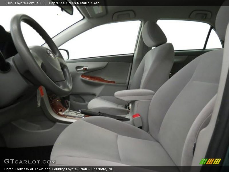 Capri Sea Green Metallic / Ash 2009 Toyota Corolla XLE