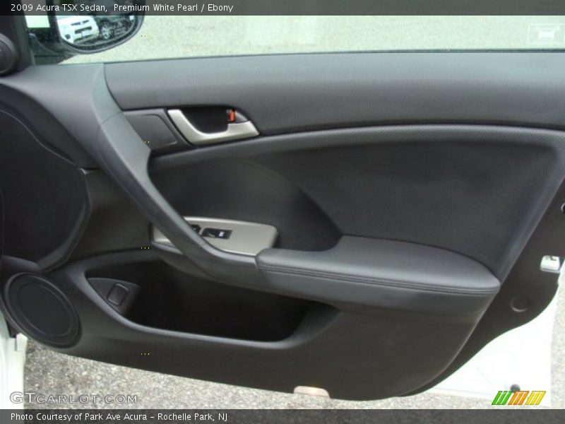 Premium White Pearl / Ebony 2009 Acura TSX Sedan