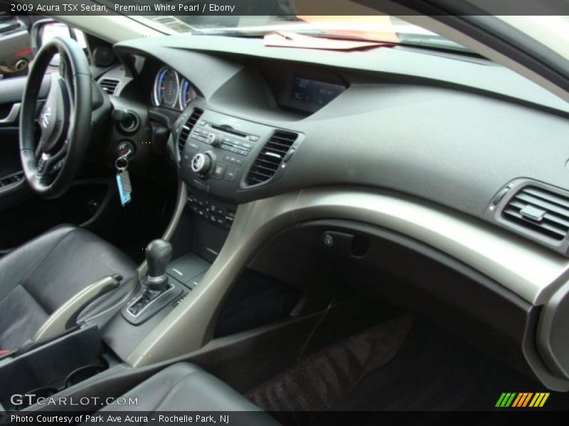 Premium White Pearl / Ebony 2009 Acura TSX Sedan