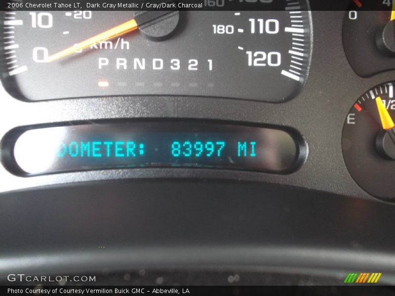 Dark Gray Metallic / Gray/Dark Charcoal 2006 Chevrolet Tahoe LT