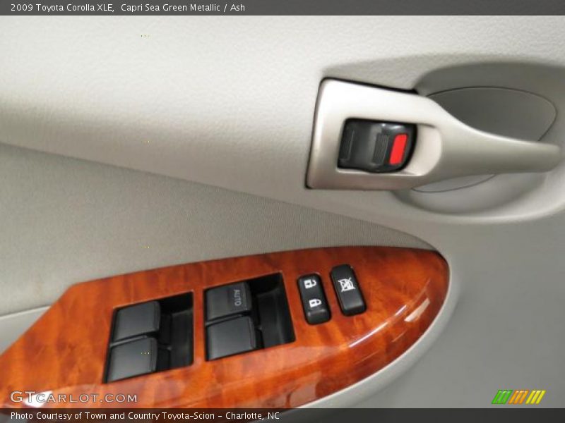 Capri Sea Green Metallic / Ash 2009 Toyota Corolla XLE