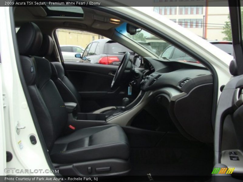 Premium White Pearl / Ebony 2009 Acura TSX Sedan