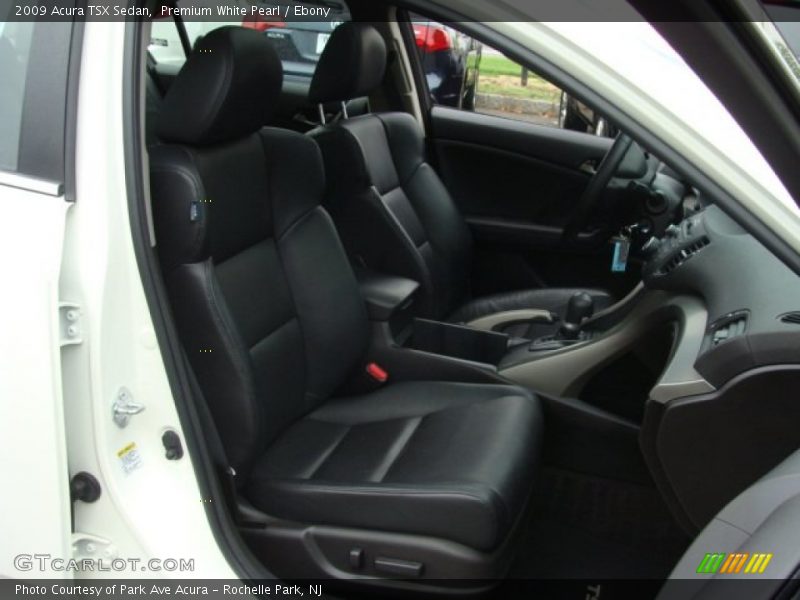 Premium White Pearl / Ebony 2009 Acura TSX Sedan