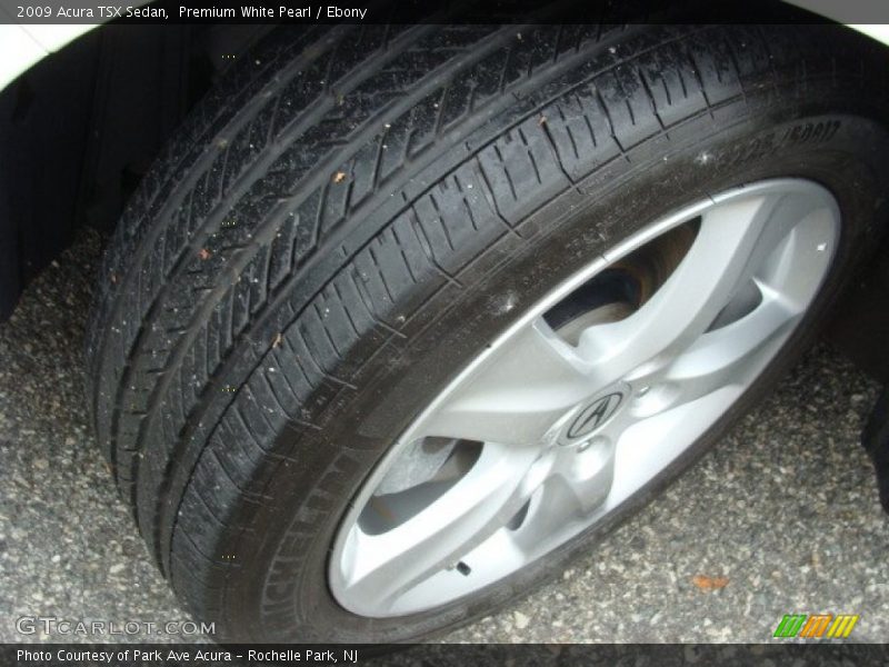 Premium White Pearl / Ebony 2009 Acura TSX Sedan