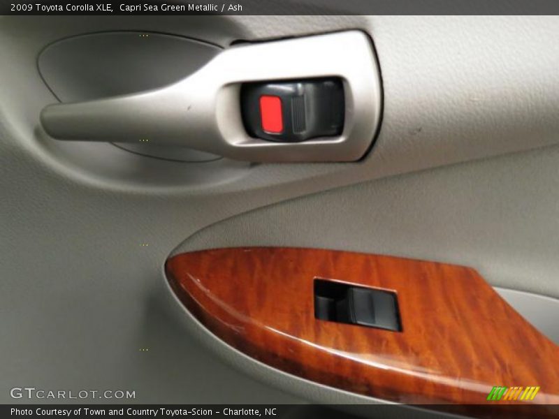 Capri Sea Green Metallic / Ash 2009 Toyota Corolla XLE