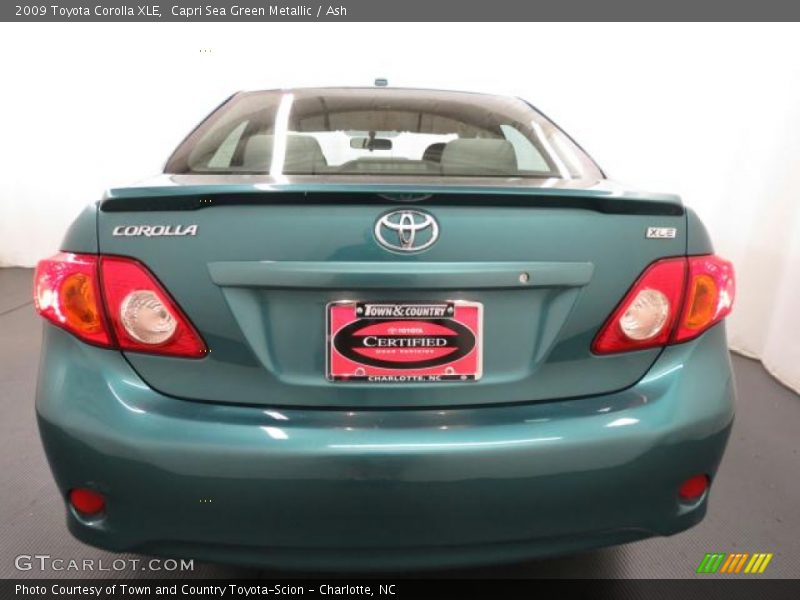 Capri Sea Green Metallic / Ash 2009 Toyota Corolla XLE
