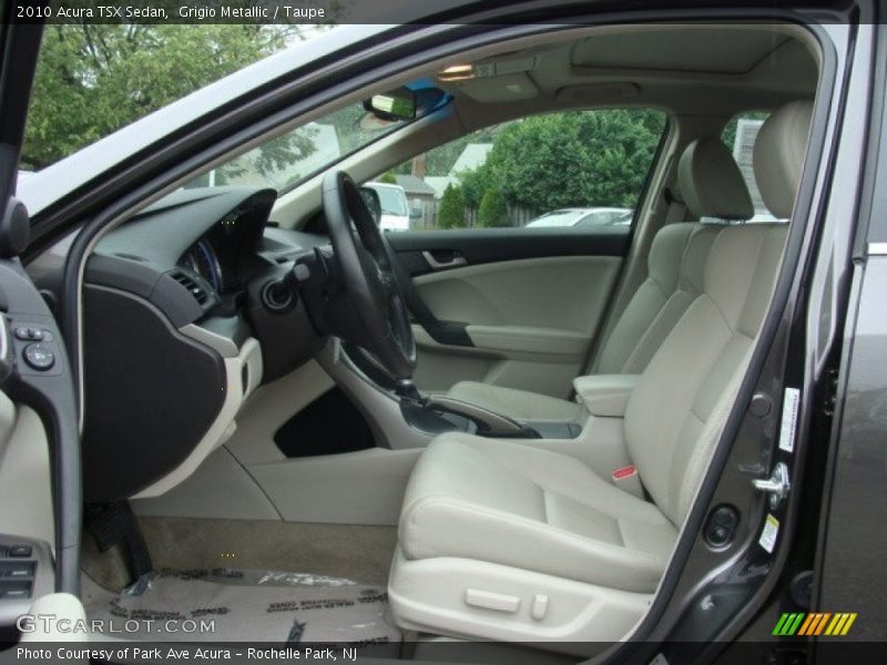 Grigio Metallic / Taupe 2010 Acura TSX Sedan