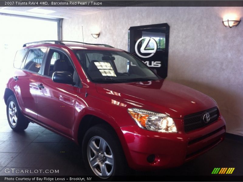 Barcelona Red Pearl / Taupe 2007 Toyota RAV4 4WD