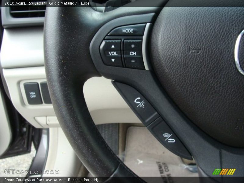 Grigio Metallic / Taupe 2010 Acura TSX Sedan