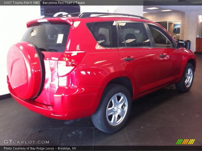 Barcelona Red Pearl / Taupe 2007 Toyota RAV4 4WD