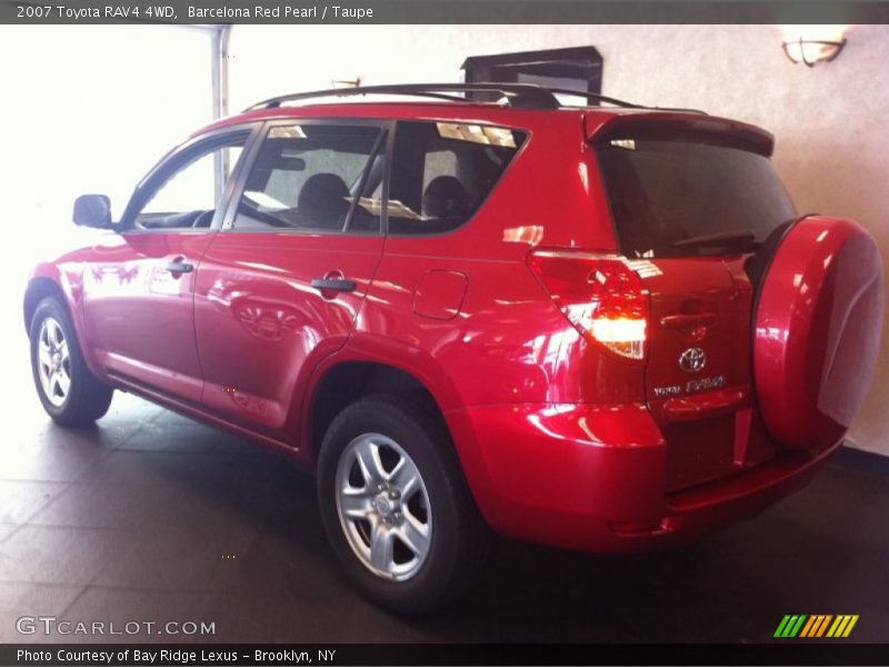 Barcelona Red Pearl / Taupe 2007 Toyota RAV4 4WD