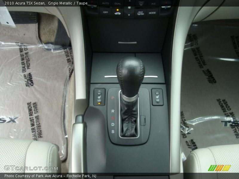 Grigio Metallic / Taupe 2010 Acura TSX Sedan