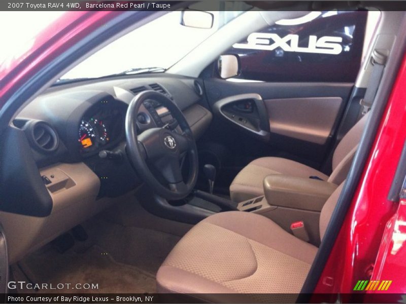 Barcelona Red Pearl / Taupe 2007 Toyota RAV4 4WD