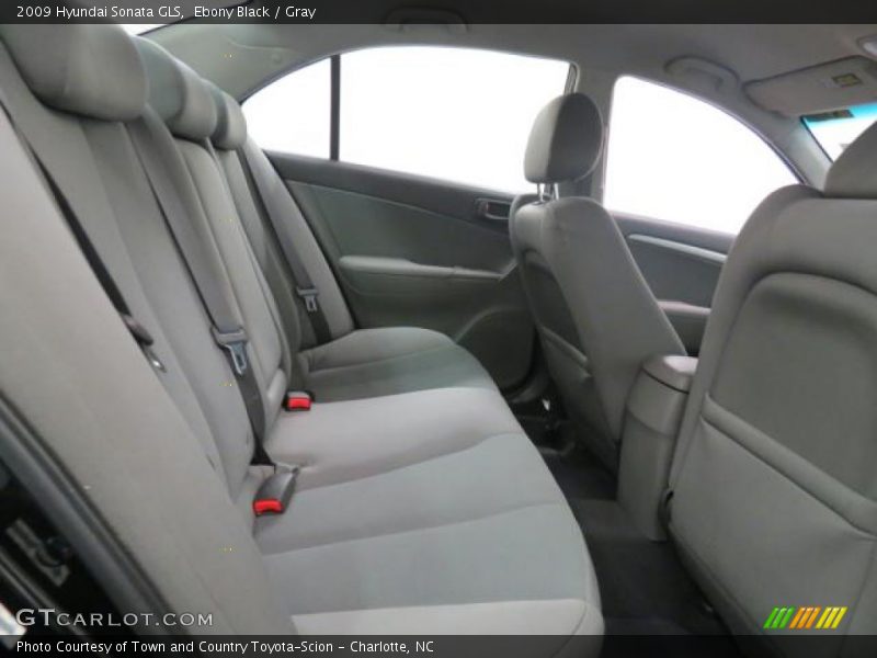 Ebony Black / Gray 2009 Hyundai Sonata GLS