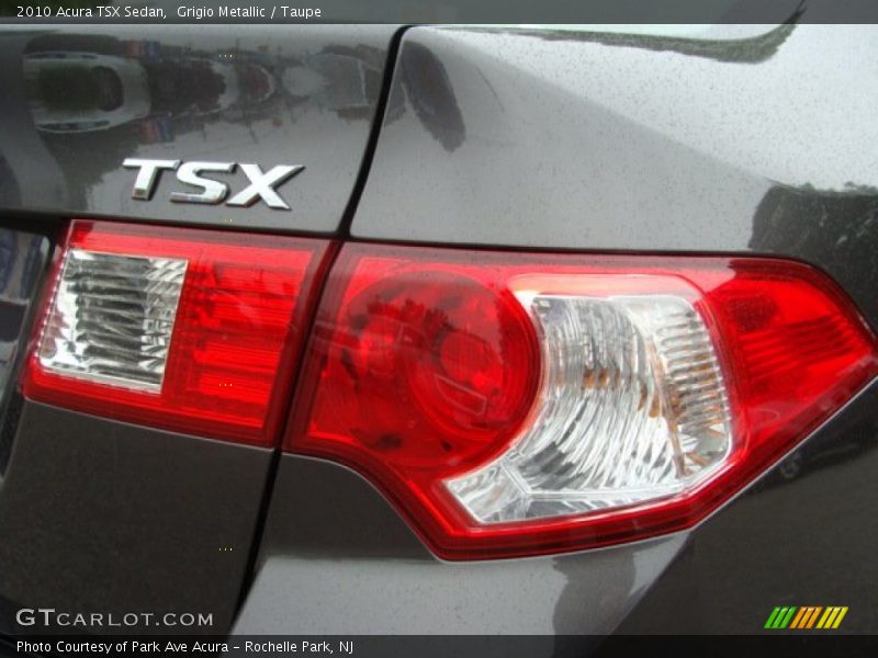 Grigio Metallic / Taupe 2010 Acura TSX Sedan