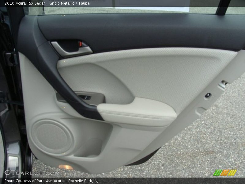 Grigio Metallic / Taupe 2010 Acura TSX Sedan