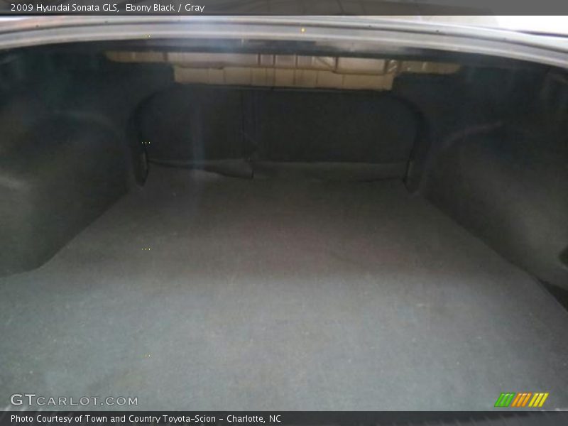 Ebony Black / Gray 2009 Hyundai Sonata GLS