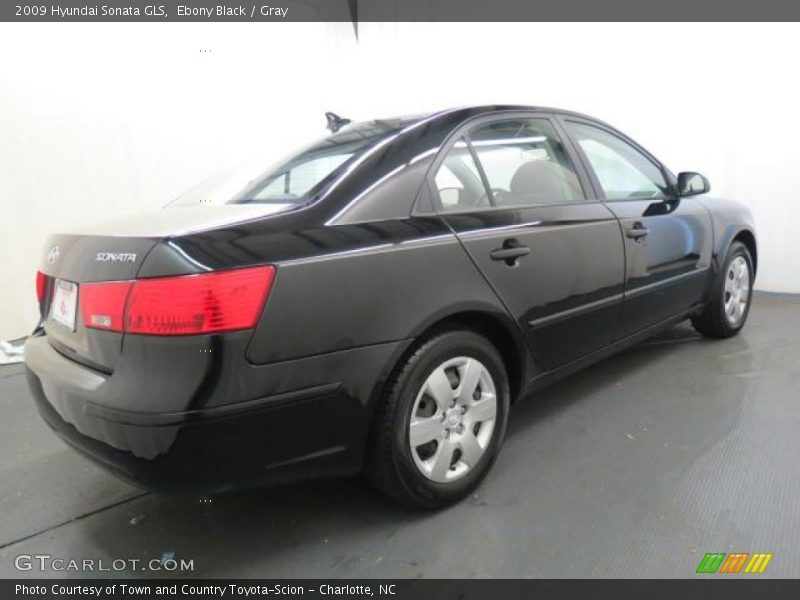 Ebony Black / Gray 2009 Hyundai Sonata GLS