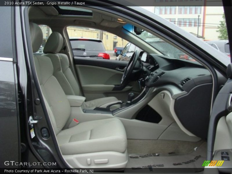 Grigio Metallic / Taupe 2010 Acura TSX Sedan