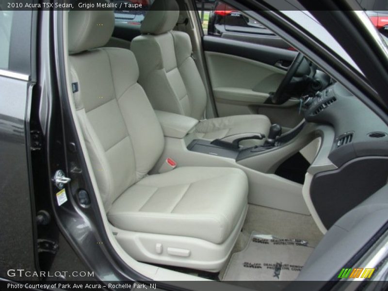 Grigio Metallic / Taupe 2010 Acura TSX Sedan