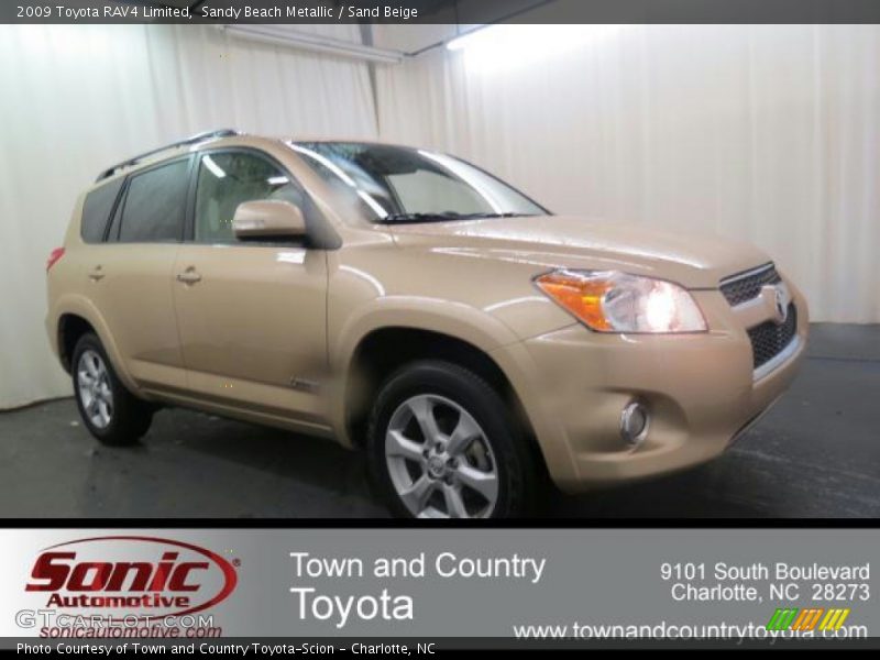 Sandy Beach Metallic / Sand Beige 2009 Toyota RAV4 Limited