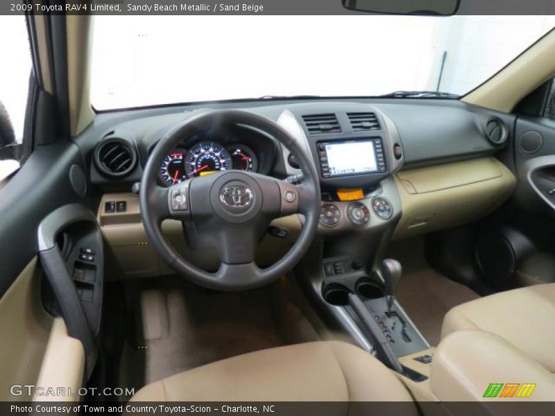 Sandy Beach Metallic / Sand Beige 2009 Toyota RAV4 Limited