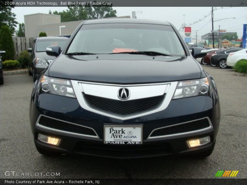 Bali Blue Pearl / Taupe Gray 2010 Acura MDX Technology