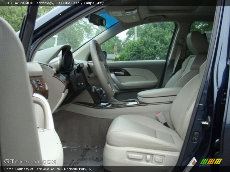 Bali Blue Pearl / Taupe Gray 2010 Acura MDX Technology