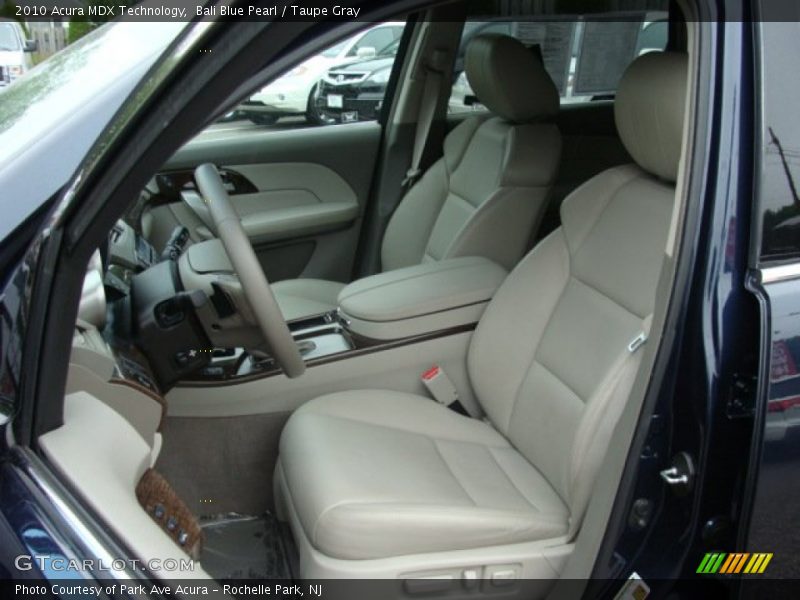  2010 MDX Technology Taupe Gray Interior