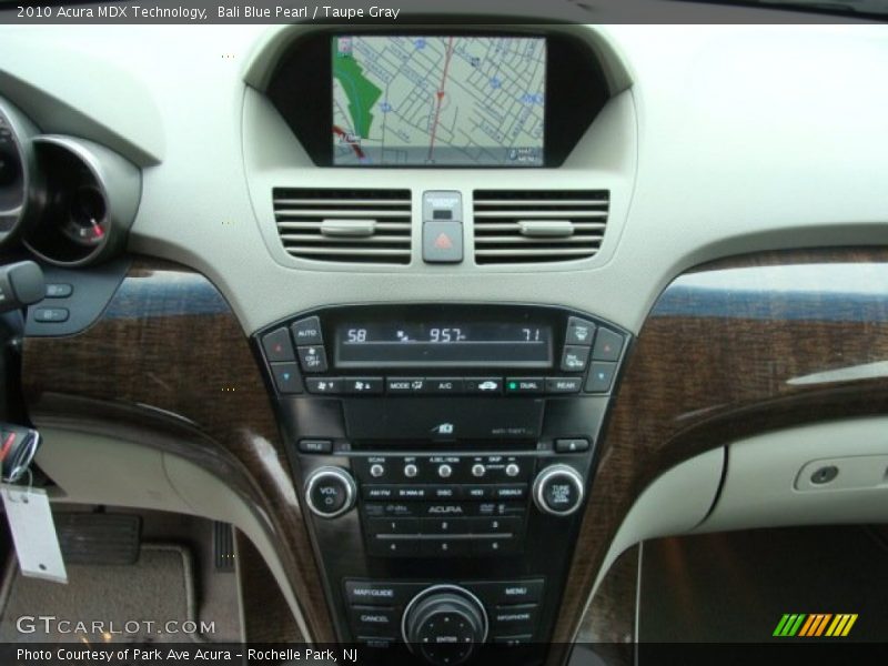 Bali Blue Pearl / Taupe Gray 2010 Acura MDX Technology