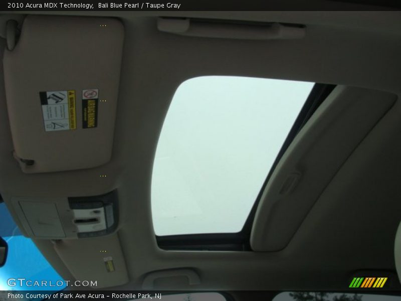 Bali Blue Pearl / Taupe Gray 2010 Acura MDX Technology