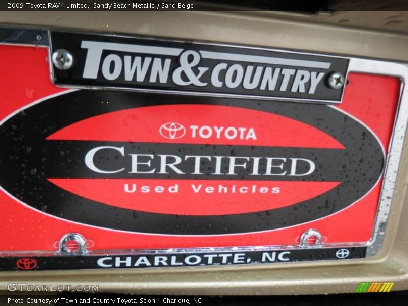 Sandy Beach Metallic / Sand Beige 2009 Toyota RAV4 Limited