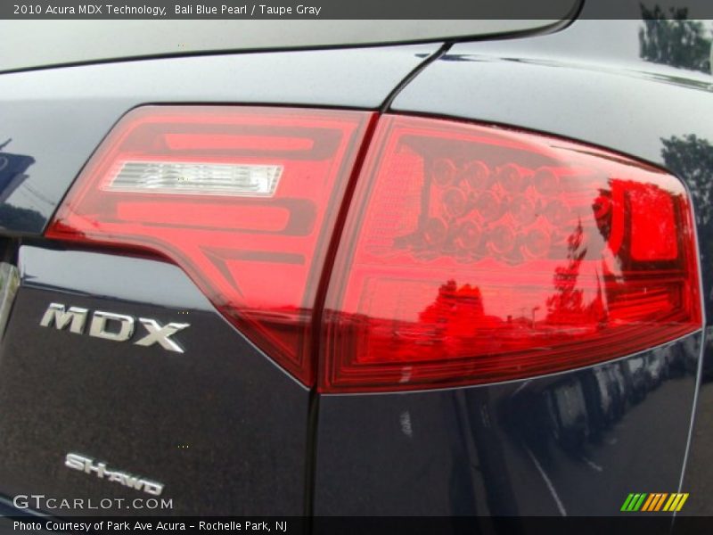 Bali Blue Pearl / Taupe Gray 2010 Acura MDX Technology