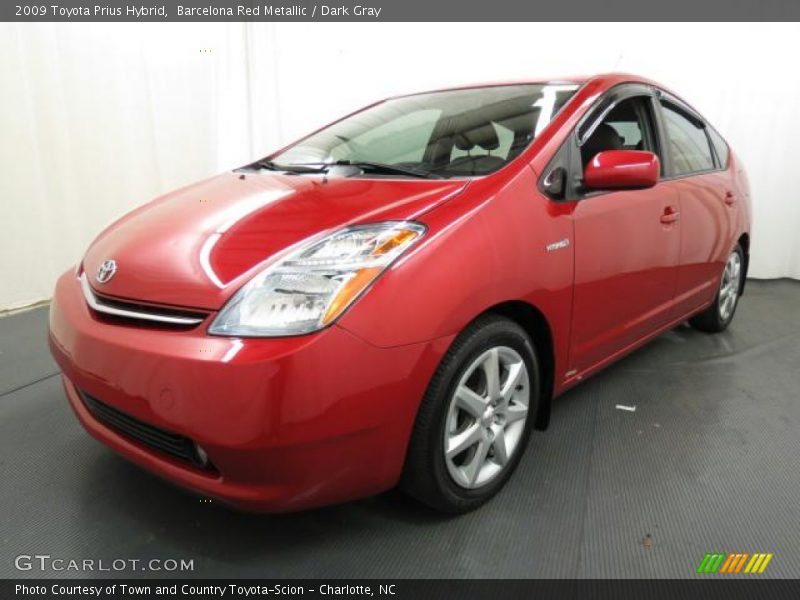 Barcelona Red Metallic / Dark Gray 2009 Toyota Prius Hybrid