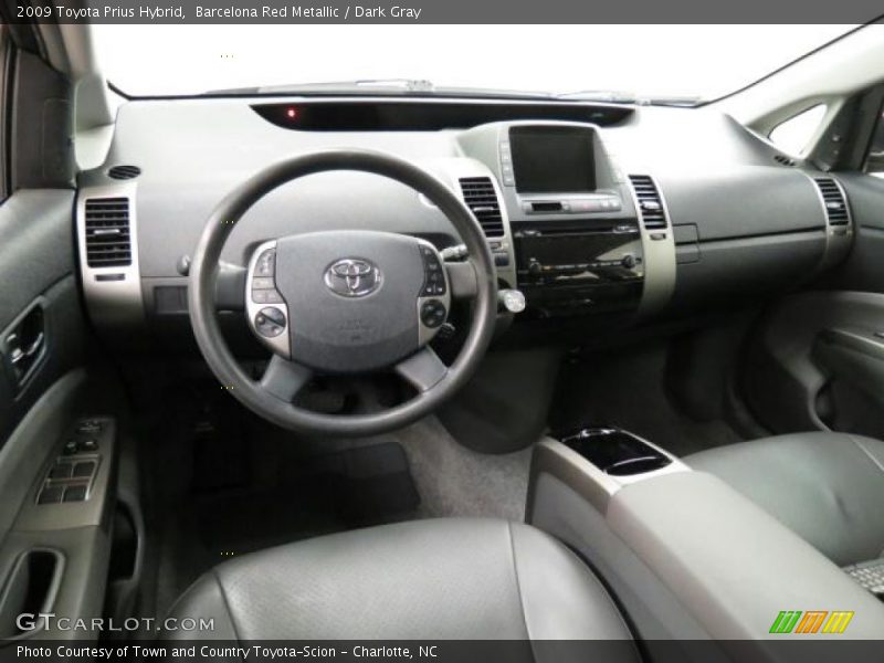 Barcelona Red Metallic / Dark Gray 2009 Toyota Prius Hybrid