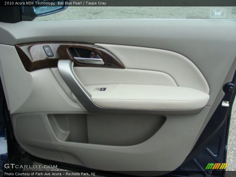 Bali Blue Pearl / Taupe Gray 2010 Acura MDX Technology