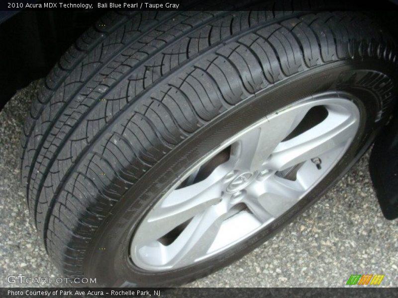 Bali Blue Pearl / Taupe Gray 2010 Acura MDX Technology