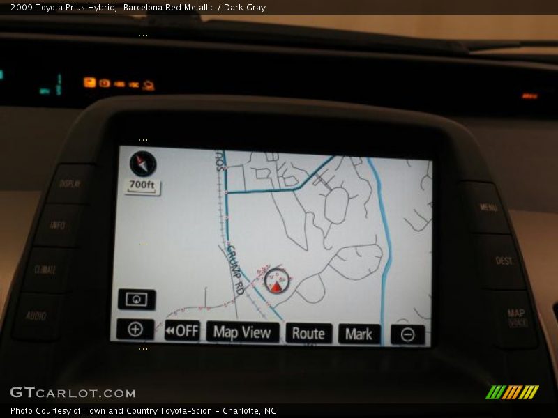 Barcelona Red Metallic / Dark Gray 2009 Toyota Prius Hybrid