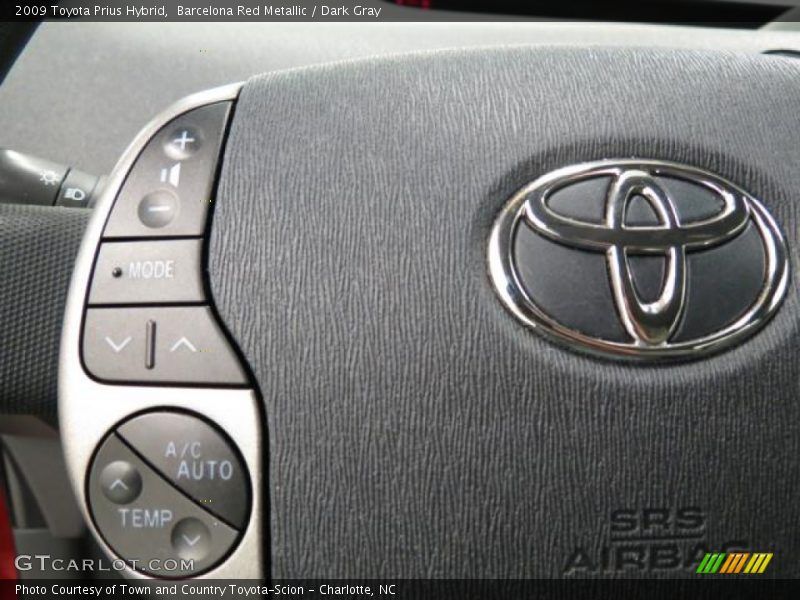 Barcelona Red Metallic / Dark Gray 2009 Toyota Prius Hybrid