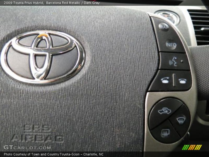Barcelona Red Metallic / Dark Gray 2009 Toyota Prius Hybrid