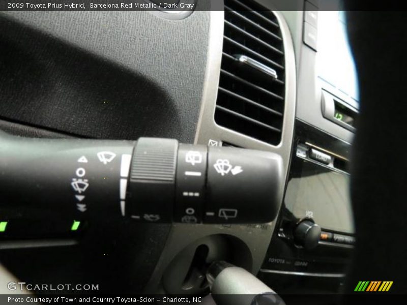Barcelona Red Metallic / Dark Gray 2009 Toyota Prius Hybrid