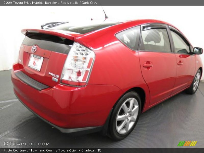 Barcelona Red Metallic / Dark Gray 2009 Toyota Prius Hybrid