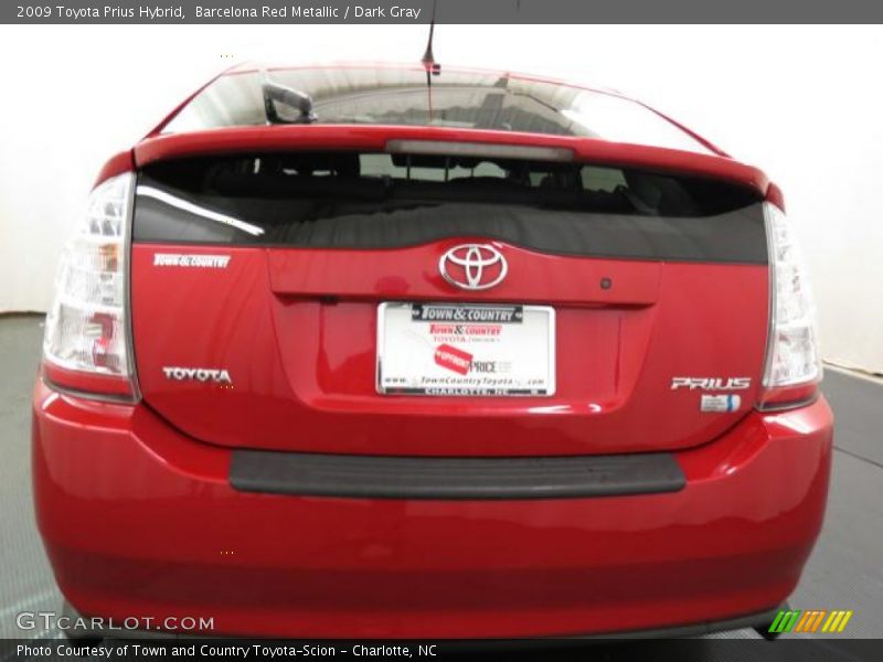 Barcelona Red Metallic / Dark Gray 2009 Toyota Prius Hybrid