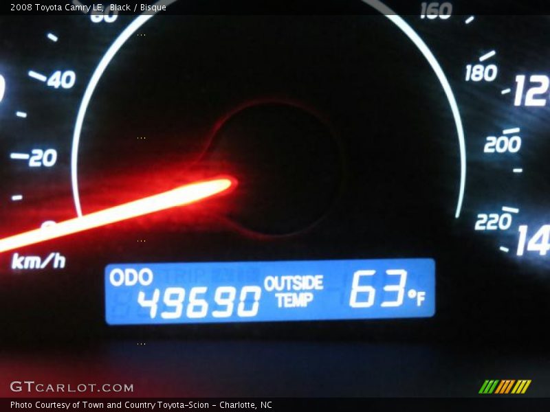 Black / Bisque 2008 Toyota Camry LE