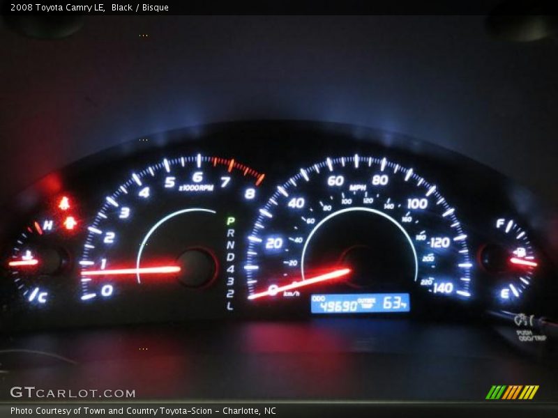 Black / Bisque 2008 Toyota Camry LE
