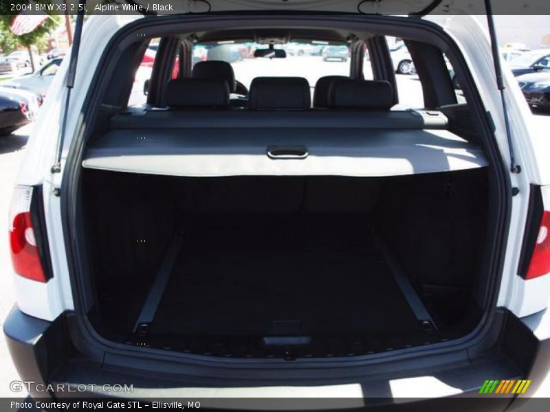 Alpine White / Black 2004 BMW X3 2.5i
